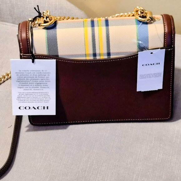 Klare Crossbody Bag With Plaid Print - Picture 3 of 14